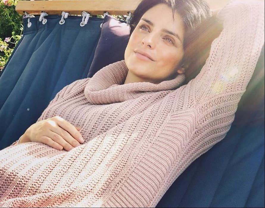 Presumen cómo luce Aislinn Derbez a días de dar a luz