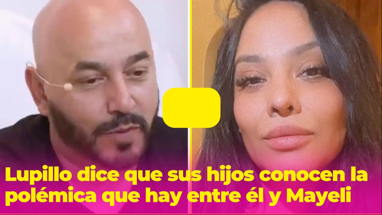 Lupillo asegura que sus hijos ven todo que hace Mayeli en redes y "sienten temor de que esté enojado"