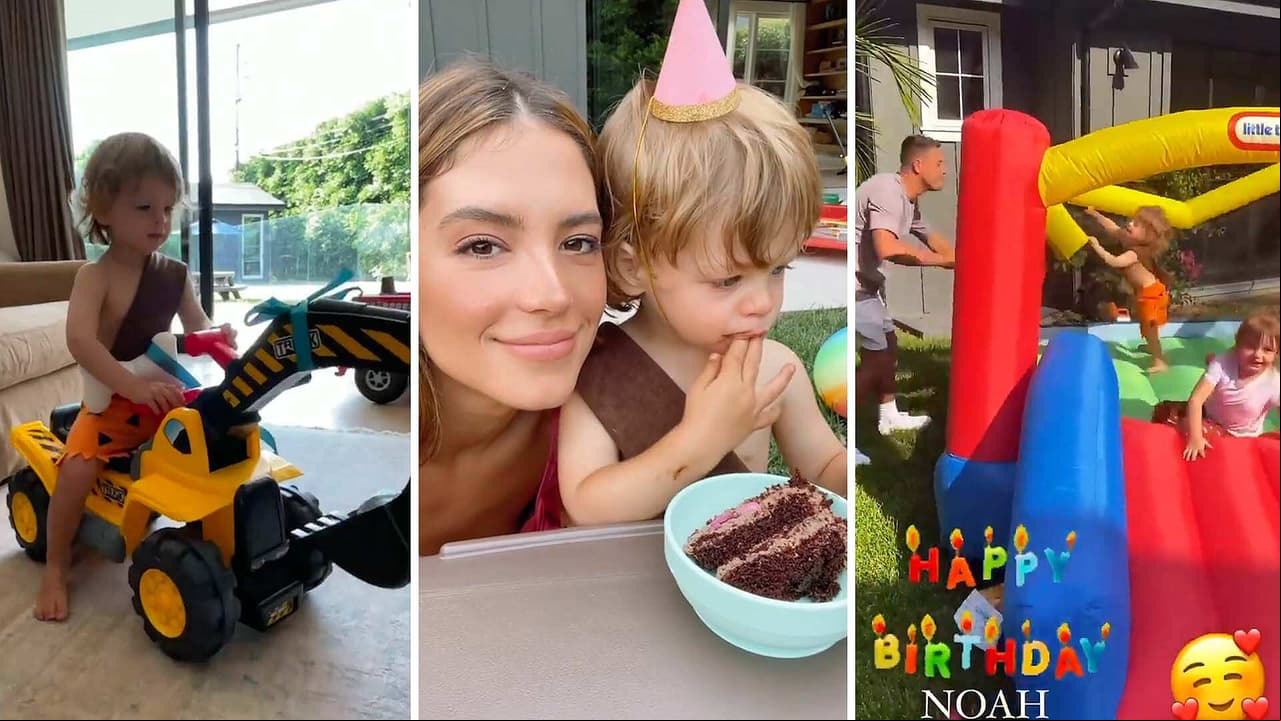 Así fue la fiesta del hijo de Chicharito y Sarah Kohan: con inflables y carros eléctricos