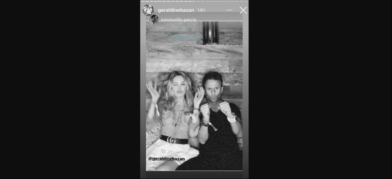 Geraldine Bazán posa junto a su novio por primera vez