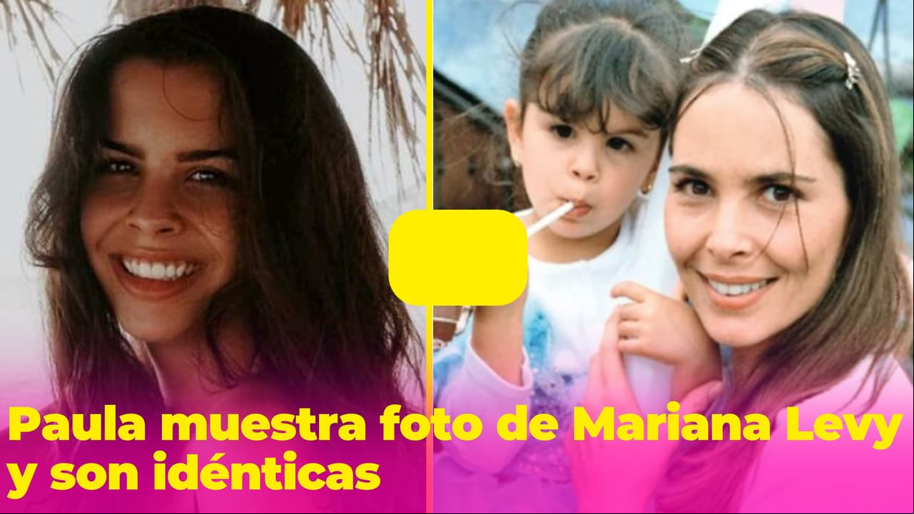 La hija menor de Mariana Levy es idéntica a ella en su juventud y esta foto inédita es la prueba