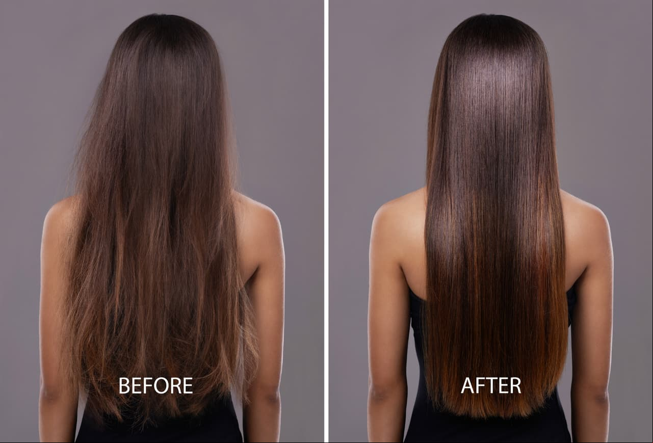 La mascarilla eliminará el frizz de tu cabello, dejándolo suave y lacio