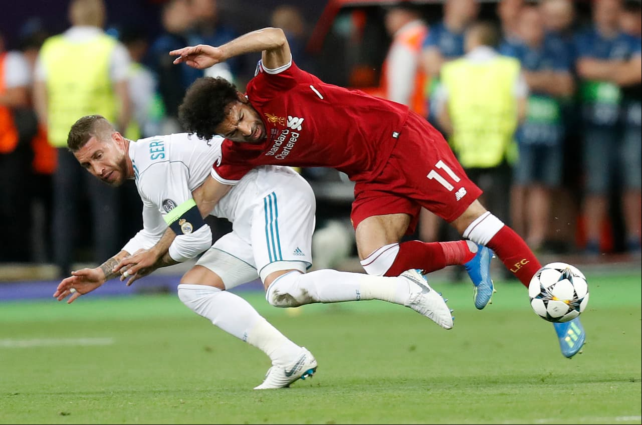 La lesión de Ramos a Salah en la final de Champions que casi lo deja sin Mundial 