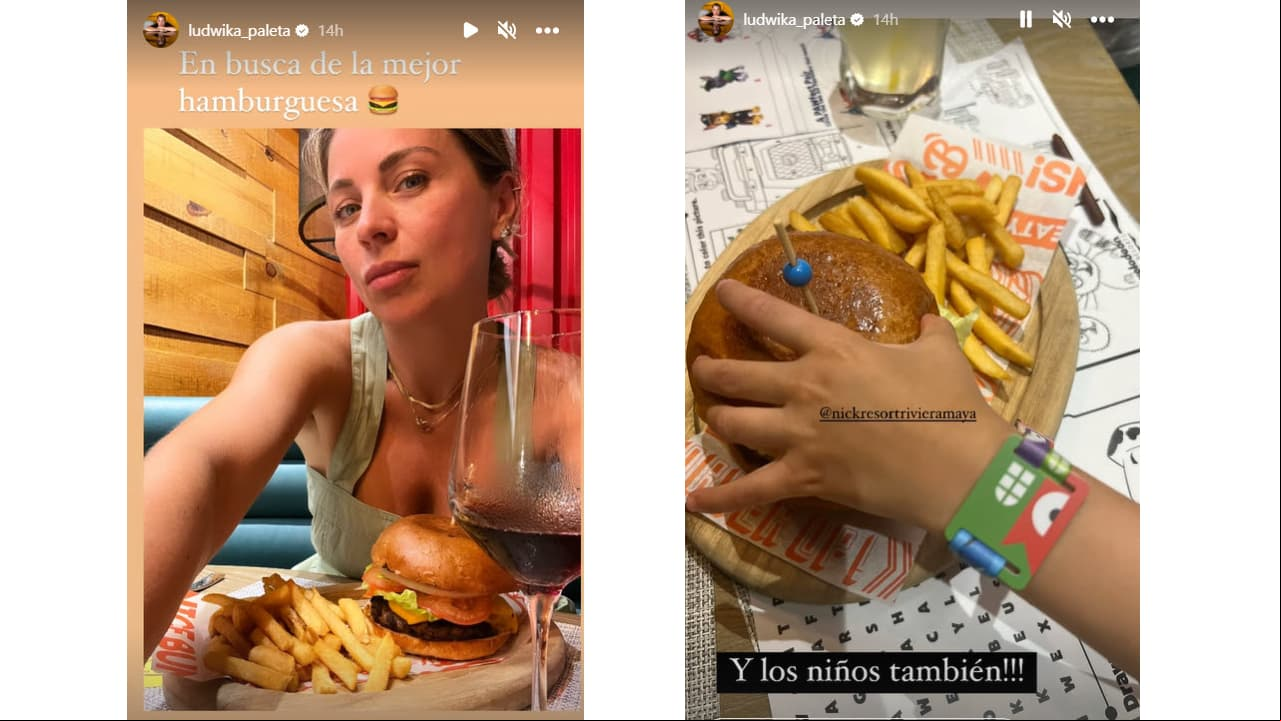 Ludwika y sus mellizos de vacaciones en la Riviera Maya