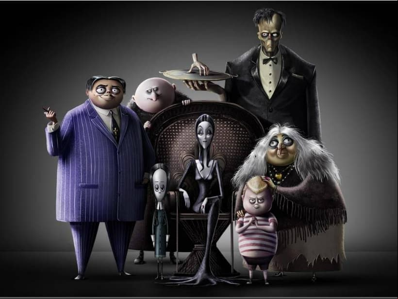 Los Locos Addams regresan al cine en versión animada