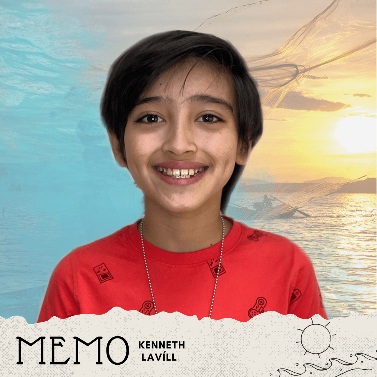 Guillermo López (Memo) es un niño encantador y noble de sentimientos quien simpatiza con 'Angela', su amor platónico. 'Memo' sufre una lesión de columna y cadera, pero eso no le impide que siga adelante con su gran talento que es "cantar".