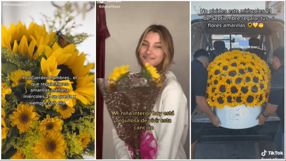 ¿Por qué se regalan flores amarillas el 21 de septiembre? Extraña razón de los videos de TikTok