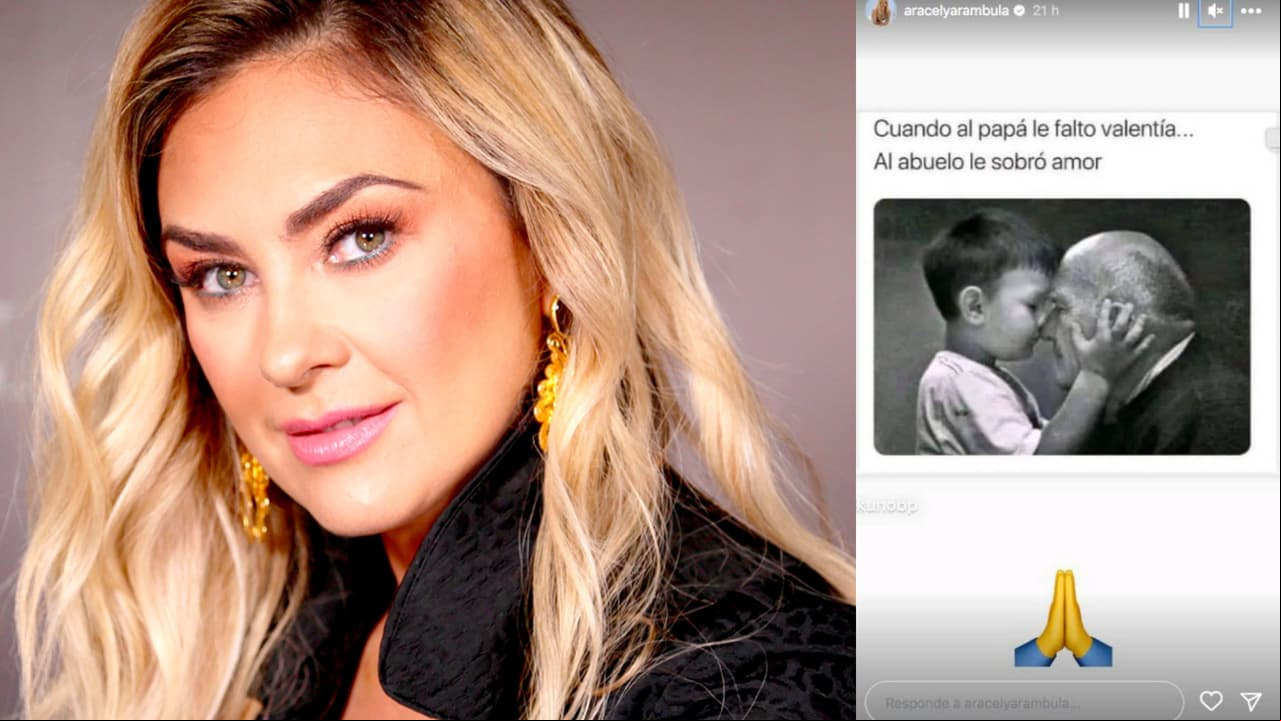 Este es el mensaje que Aracely Arámbula replicó en Instagram y que algunos ya consideran como una dura indirecta a Luis Miguel, el padre de sus dos únicos hijos.