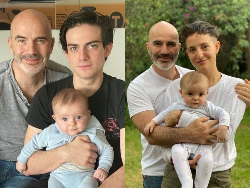 A la familia de la pareja también se suman Francisco y María José, hijos que el empresario procreó en su primer matrimonio y de quienes de vez en cuando comparte fotos en redes sociales.