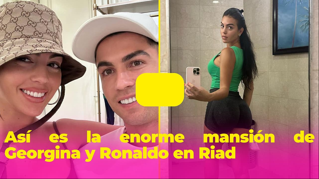 La mansión de Georgina y Cristiano es tan grande, que sus hijos andan en cuatrimoto en la sala