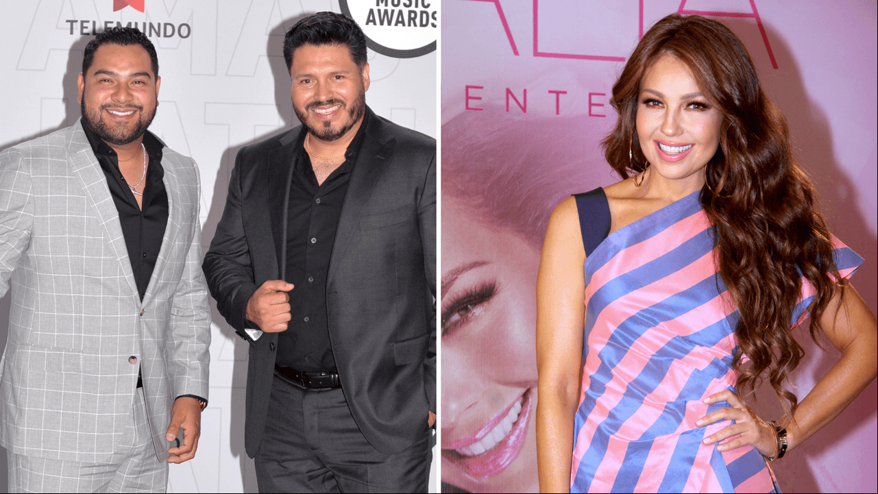 Vocalista de Banda MS se conmueve por un mensaje de Thalía: "Me quedé sin palabras"