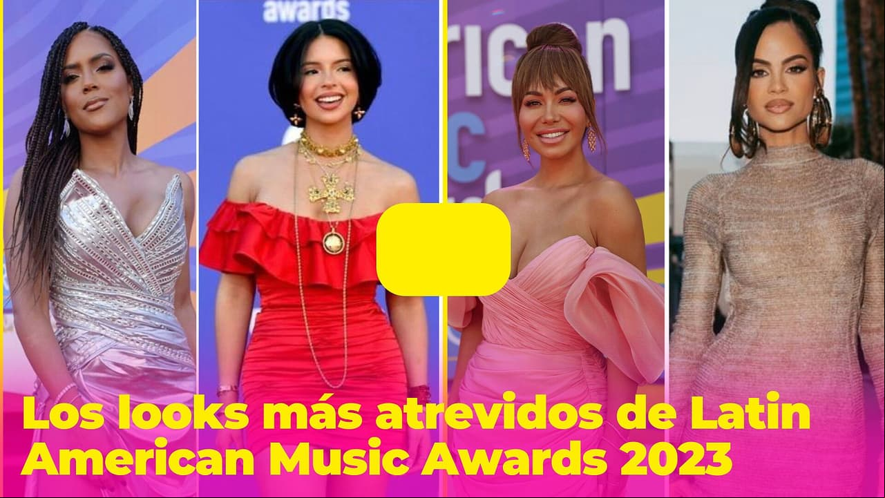 Escotes y transparencias: los looks más atrevidos en la alfombra roja de Latin American Music Awards 2023