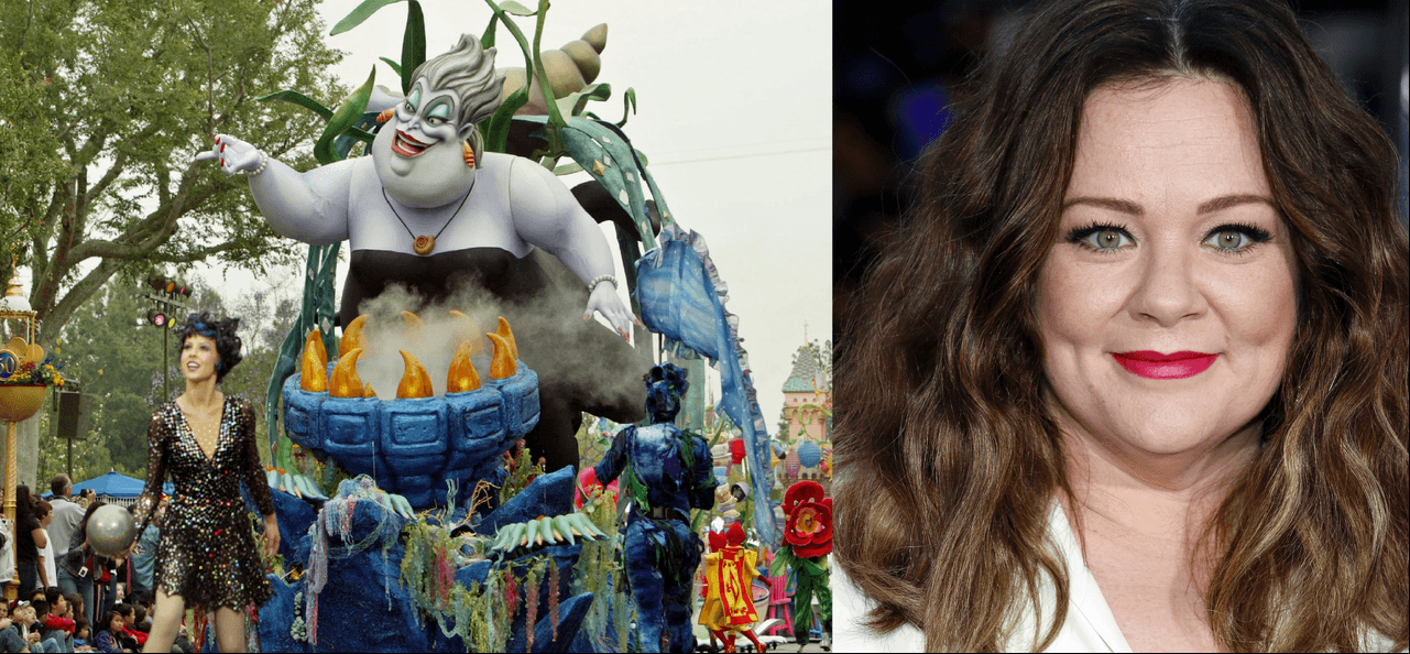 Días antes de que se anunciara que Halle daría vida a la princesa 'Ariel', comenzó el rumor de que la actriz nominada al Óscar, Melissa Mccarthy, podría interpretar a 'Úrsula'.