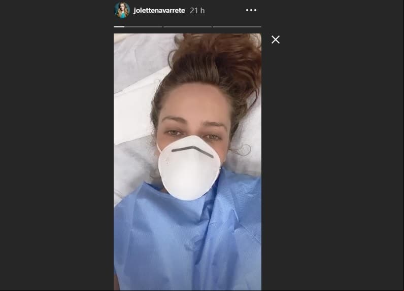 Jolette habló desde el hospital de su estado de salud tras contagiarse de coronavirus