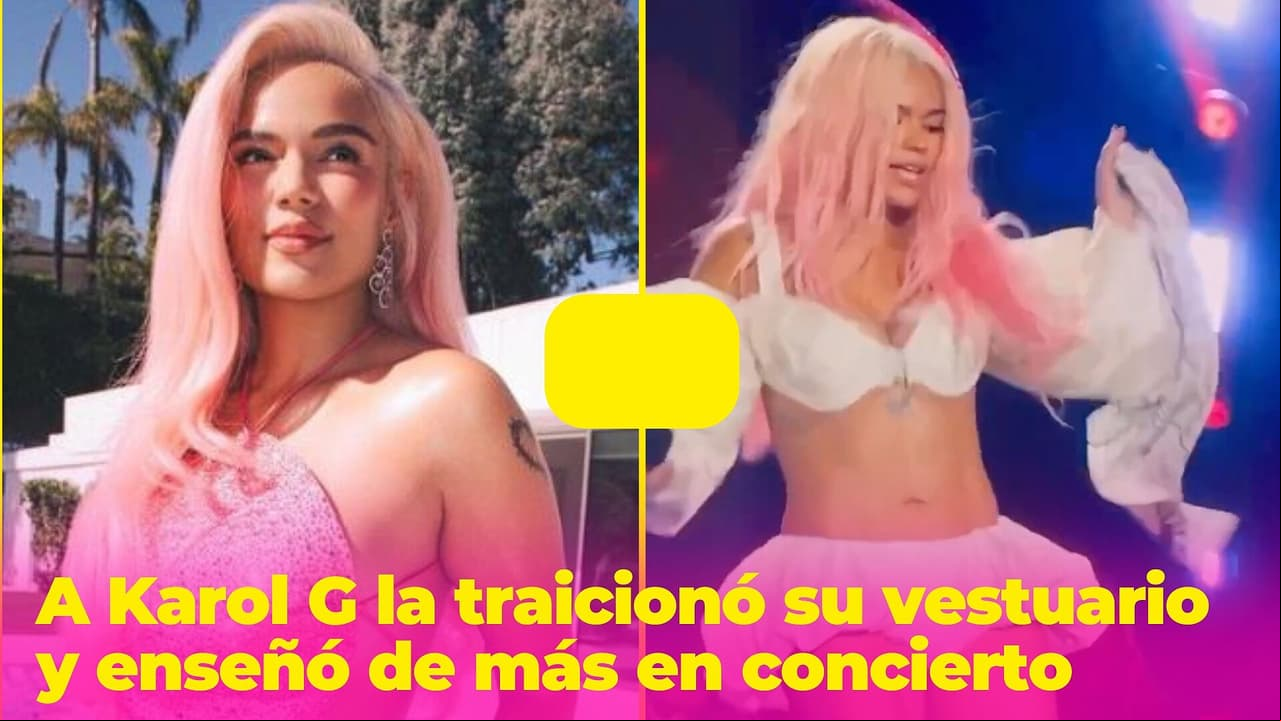 A Karol G la traicionó su vestuario y enseñó de más en pleno concierto