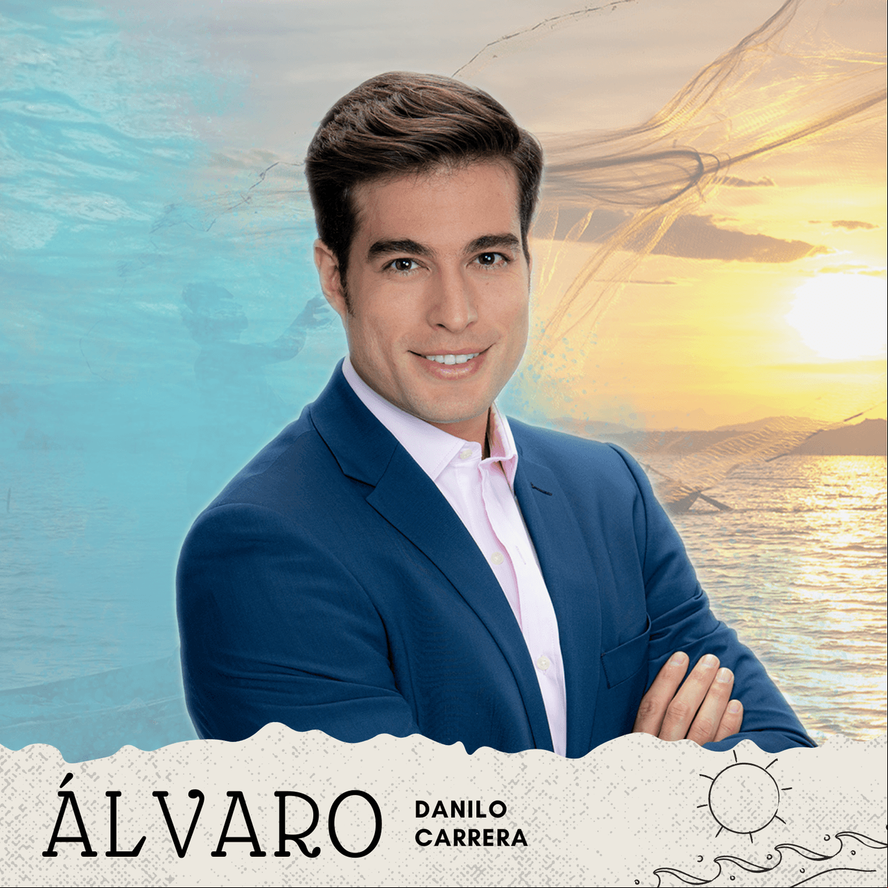 Tras "Quererlo Todo", Danilo Carrera regresa a la telenovelas como 'Álvaro Villalobos', un joven guapo, encantado y celoso, pero capaz de enamorarse verdaderamente. El estar casado con dos mujeres lo hará cometer un error que terminará pagando muy caro.