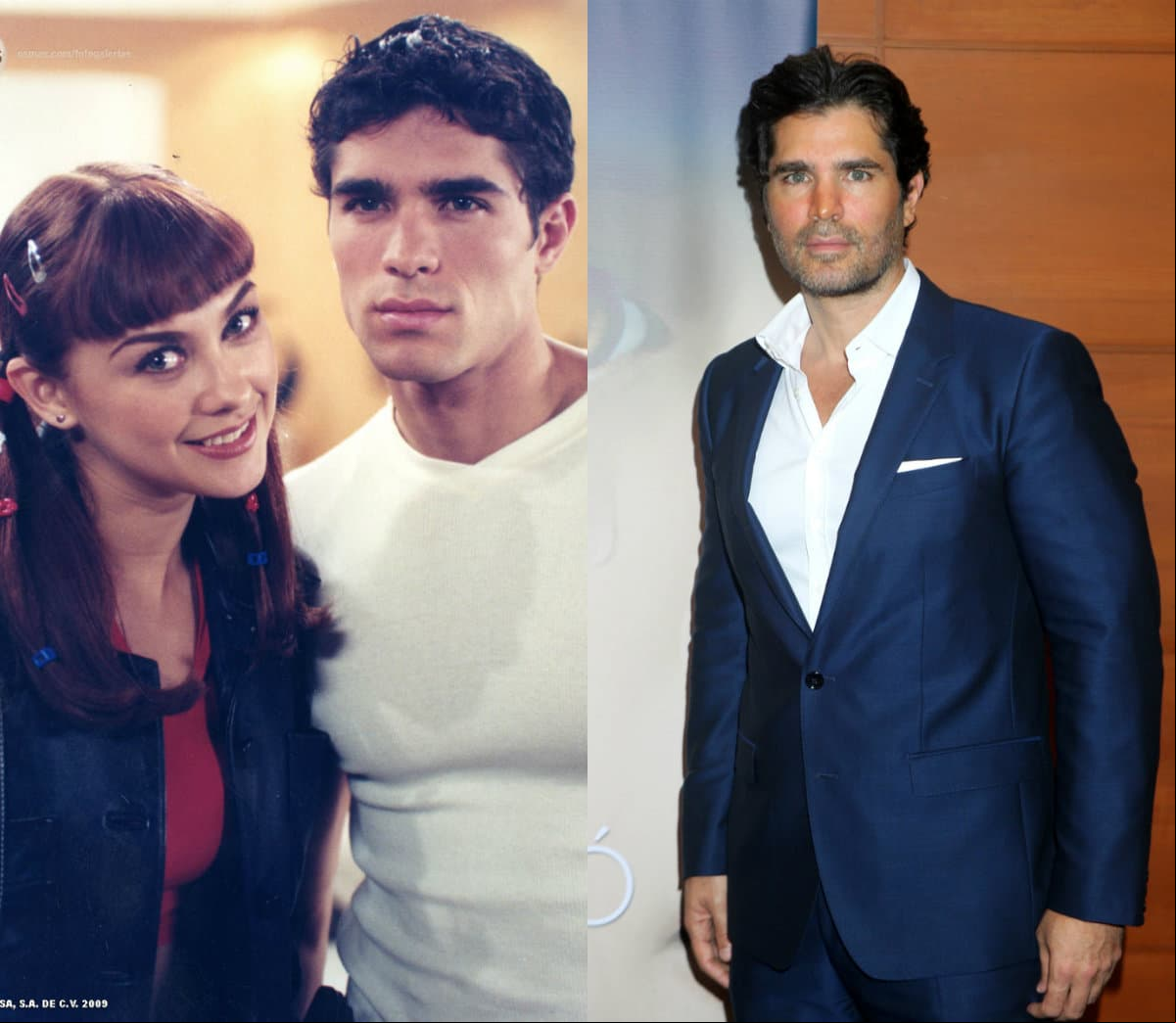 Eduardo Verástegui saltó a la fama como modelo y cantante; sin embargo, a finales de los años 90 se consolidó como todo un galán de telenovela con producciones como ‘Soñadoras’, ‘Tres mujeres’ y ‘Alma Rebelde’. Actualmente, con 45 años, el actor está centrado en la industria cinematográfica.