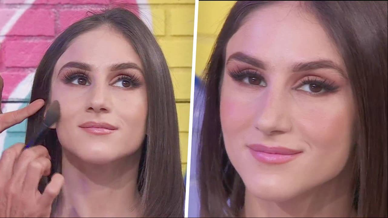 Ponte en tendencia con un maquillaje para tu rostro en tonos choco-fresa