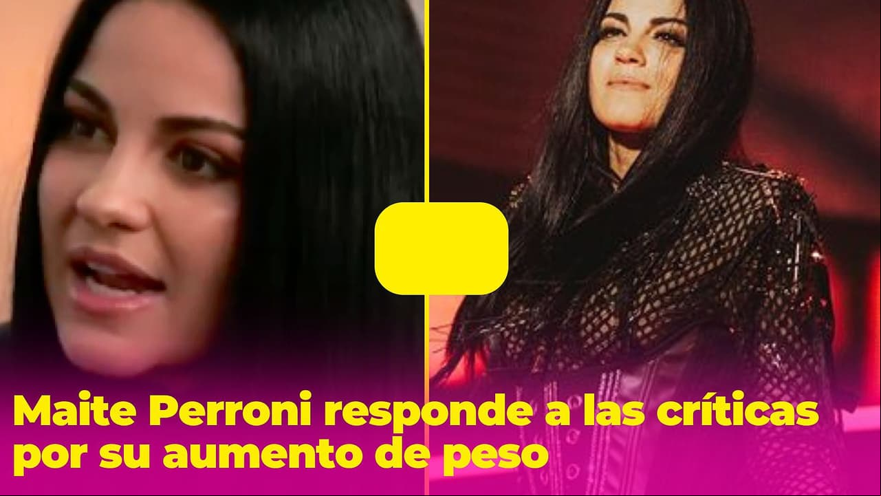 "¡Tengo muchos kilos y qué!": Maite Perroni responde a las críticas por su aumento de peso