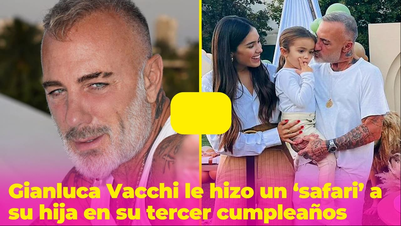La hija de Gianluca Vacchi tuvo su propio 'safari' para celebrar su cumpleaños 3