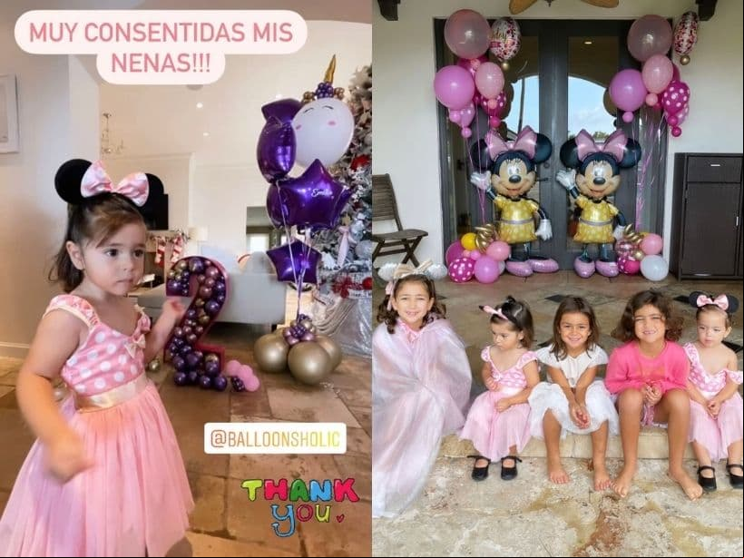 Jacky Bracamontes celebra el cumpleaños de sus mellizas con espectacular fiesta de Minnie Mouse.