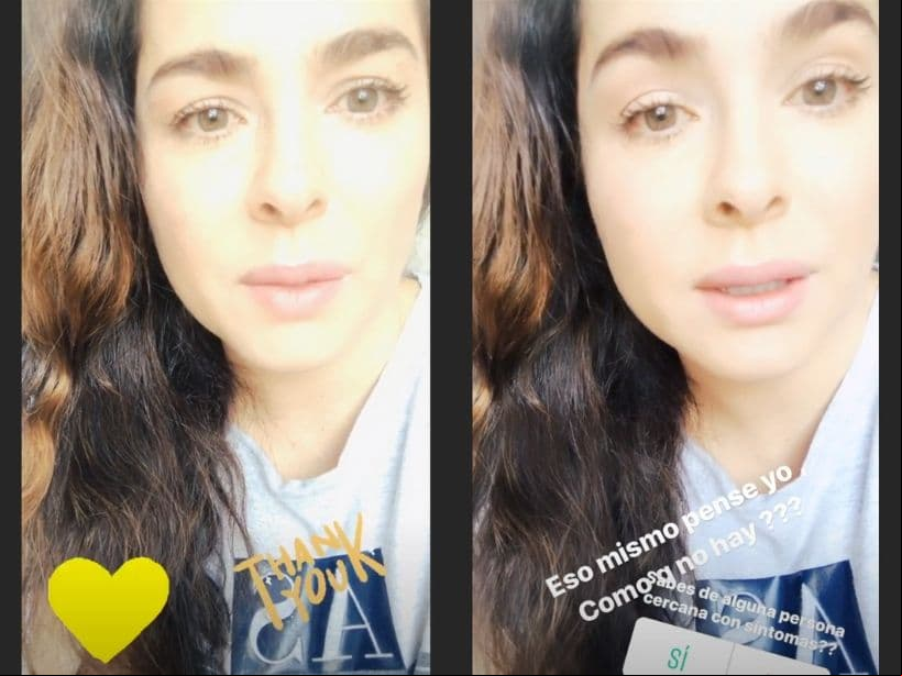 Danna García se encuentra en aislamiento en Madrid, luego de que no pudiera abordar un vuelo que la trajera de regreso a México.