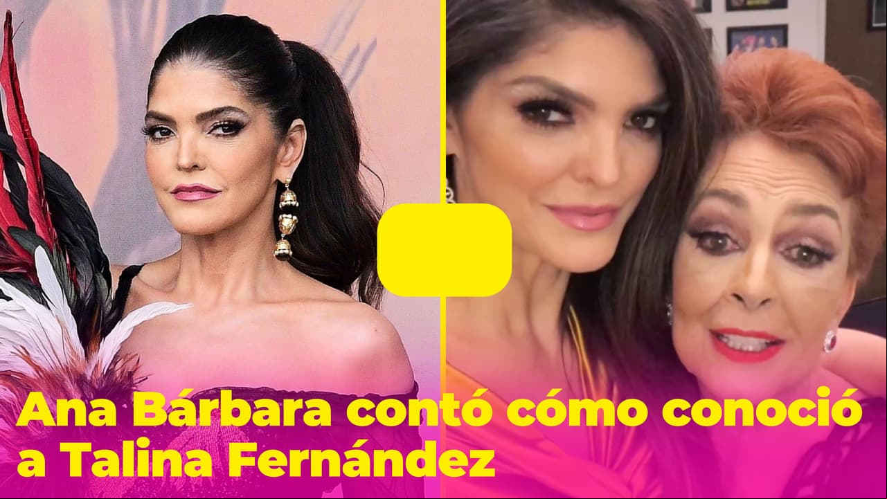 Ana Bárbara conoció a Talina Fernández mucho antes de cuidar a sus nietos: así fue su primer encuentro