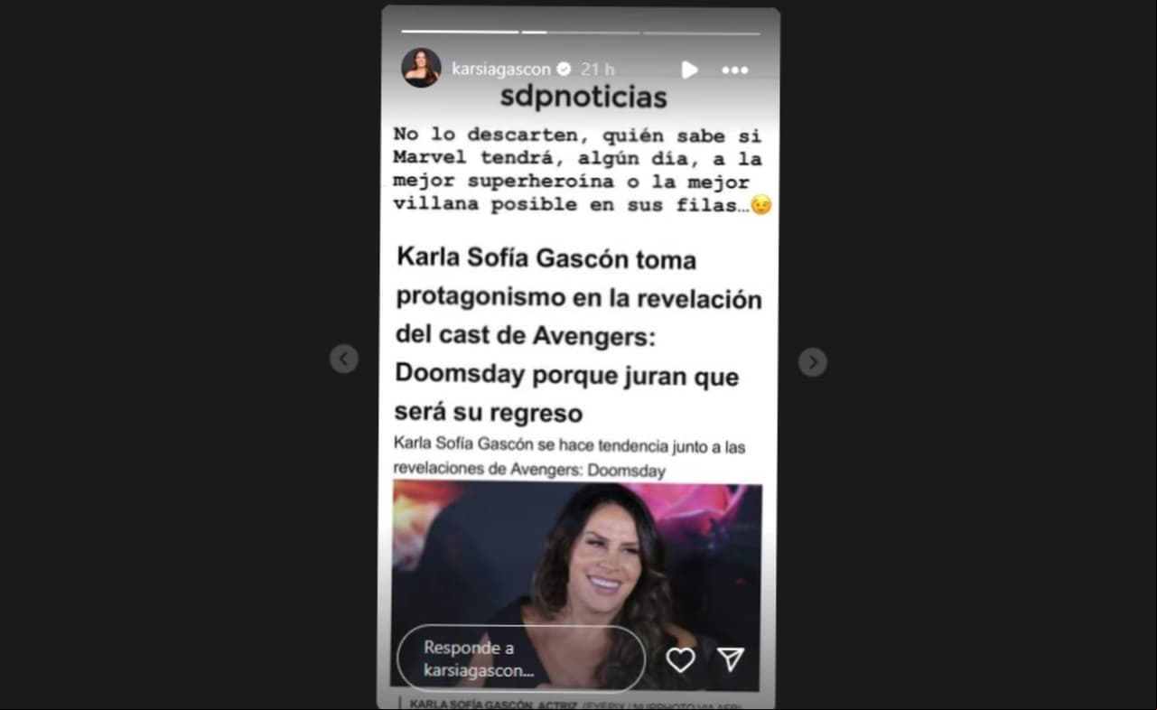 Karla Sofía Gascón.