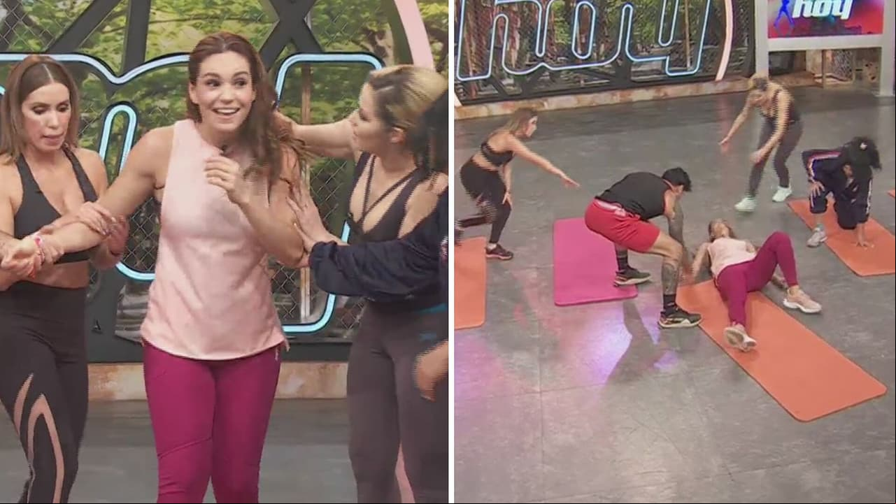 Tania Rincón bromea tras sufrir épica caída en Hoy