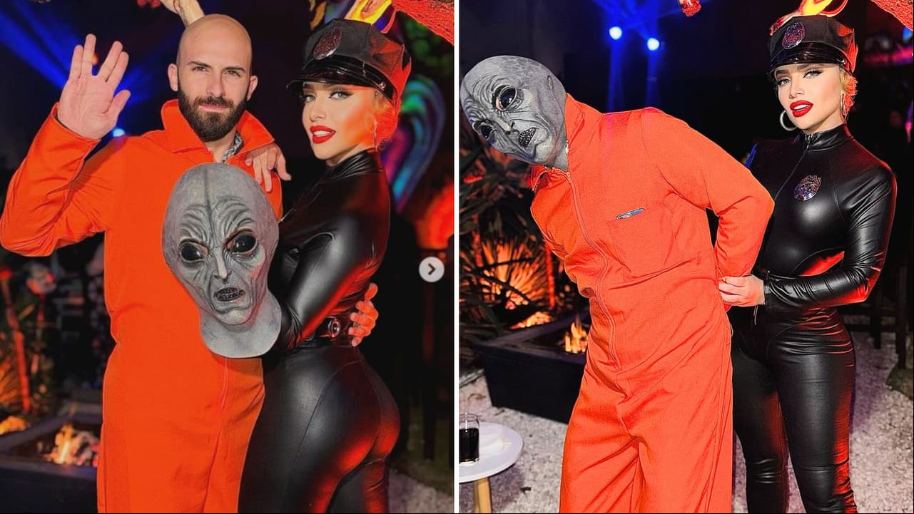 Sandra Itzel e Imanol en Halloween de 'Las Estrellas bailan en Hoy'