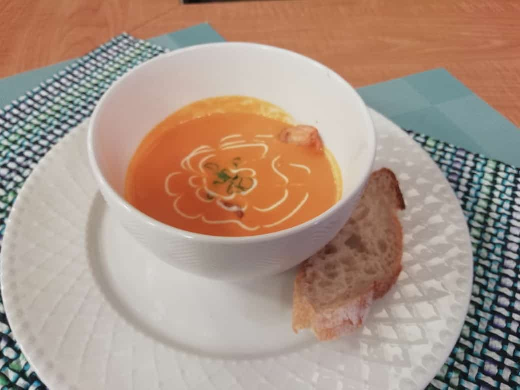 RECETA: Crema de camarones