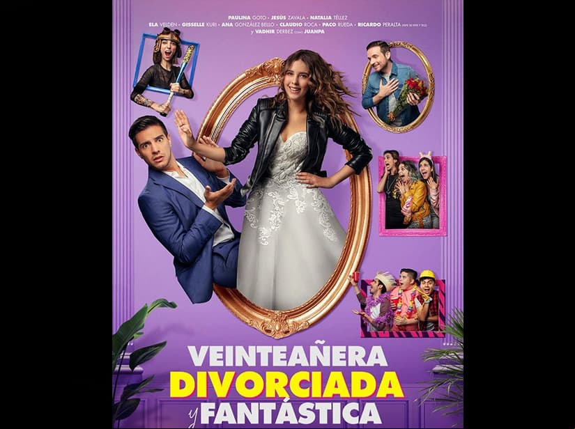 Paulina Goto presenta el póster de su nueva película, 'Veinteañera, divorciada y fantástica'