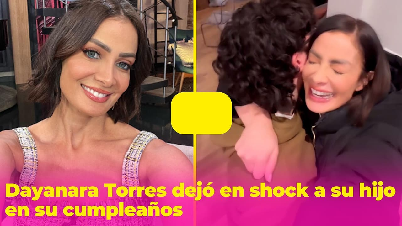 Dayanara Torres cruzó el océano para darle esta hermosa sorpresa de cumpleaños a su hijo