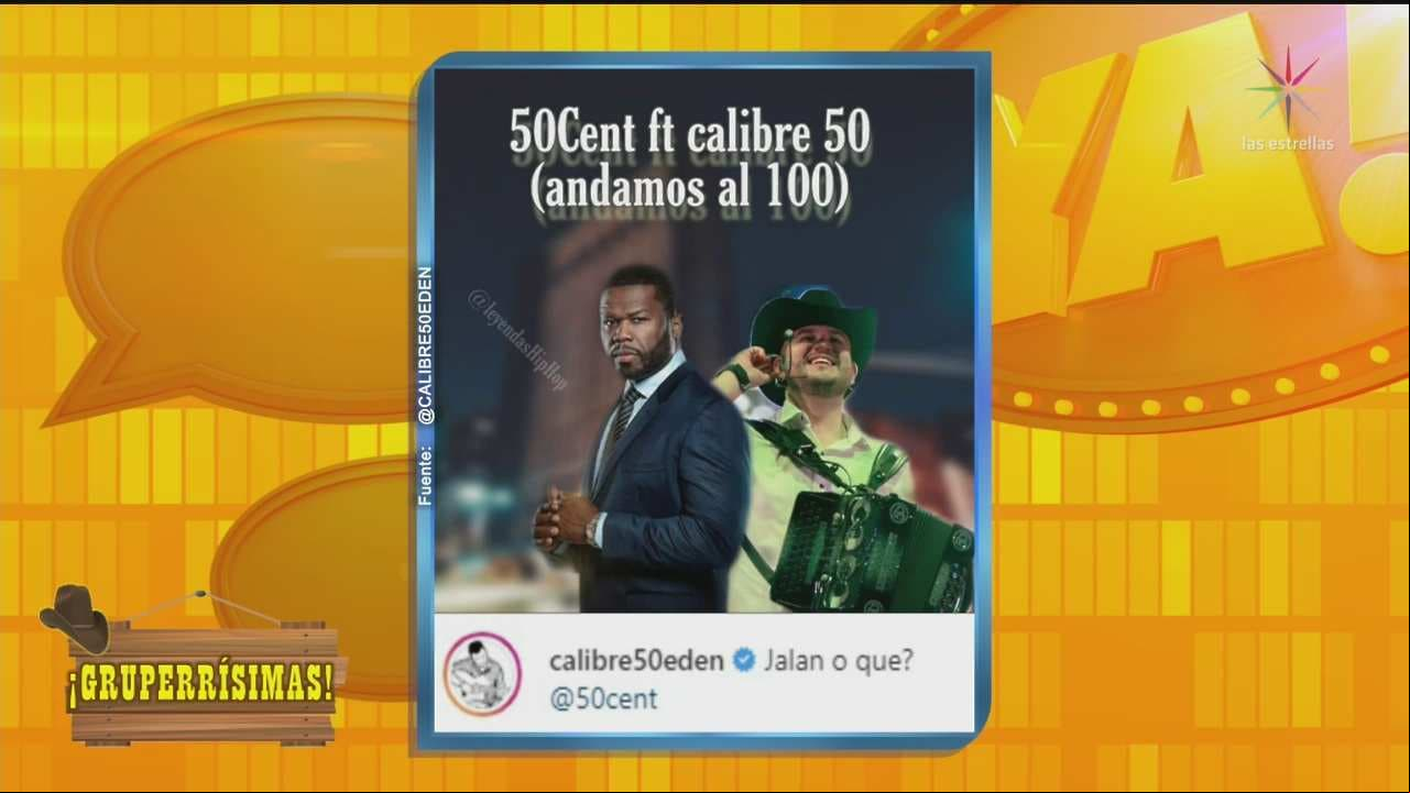 Calibre 50 propone a 50 Cent hacer colaboración musical