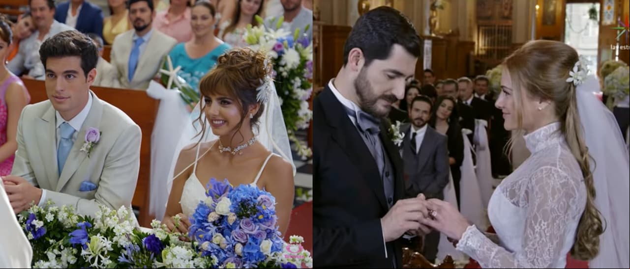 'Hijas de la luna' vs 'Por amar sin ley' ¿Quién tuvo la mejor boda?