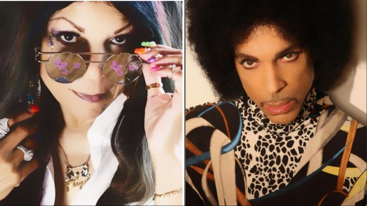 Tyka Nelson y su hermano Prince