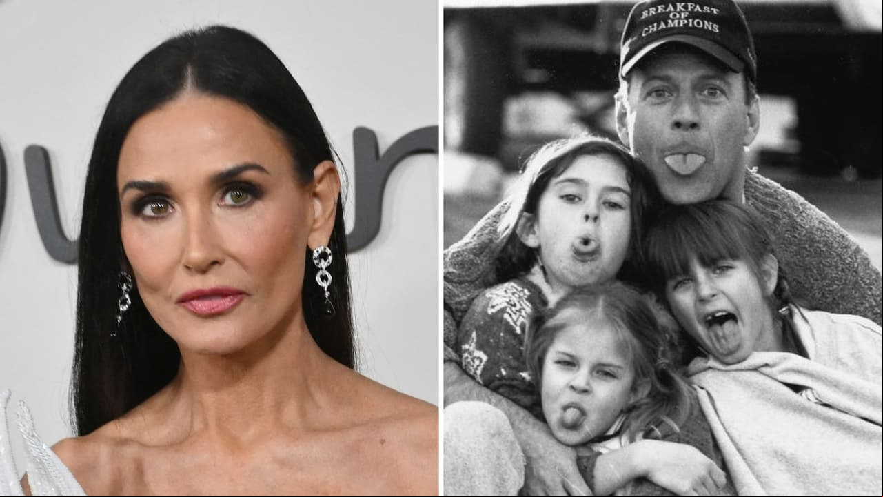 Demi Moore revela el consejo que da a sus hijas para afrontar la demencia de Bruce Willis
