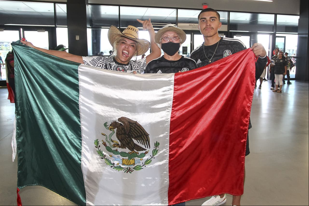 Los aficionados mexicanos fueron mayoría.