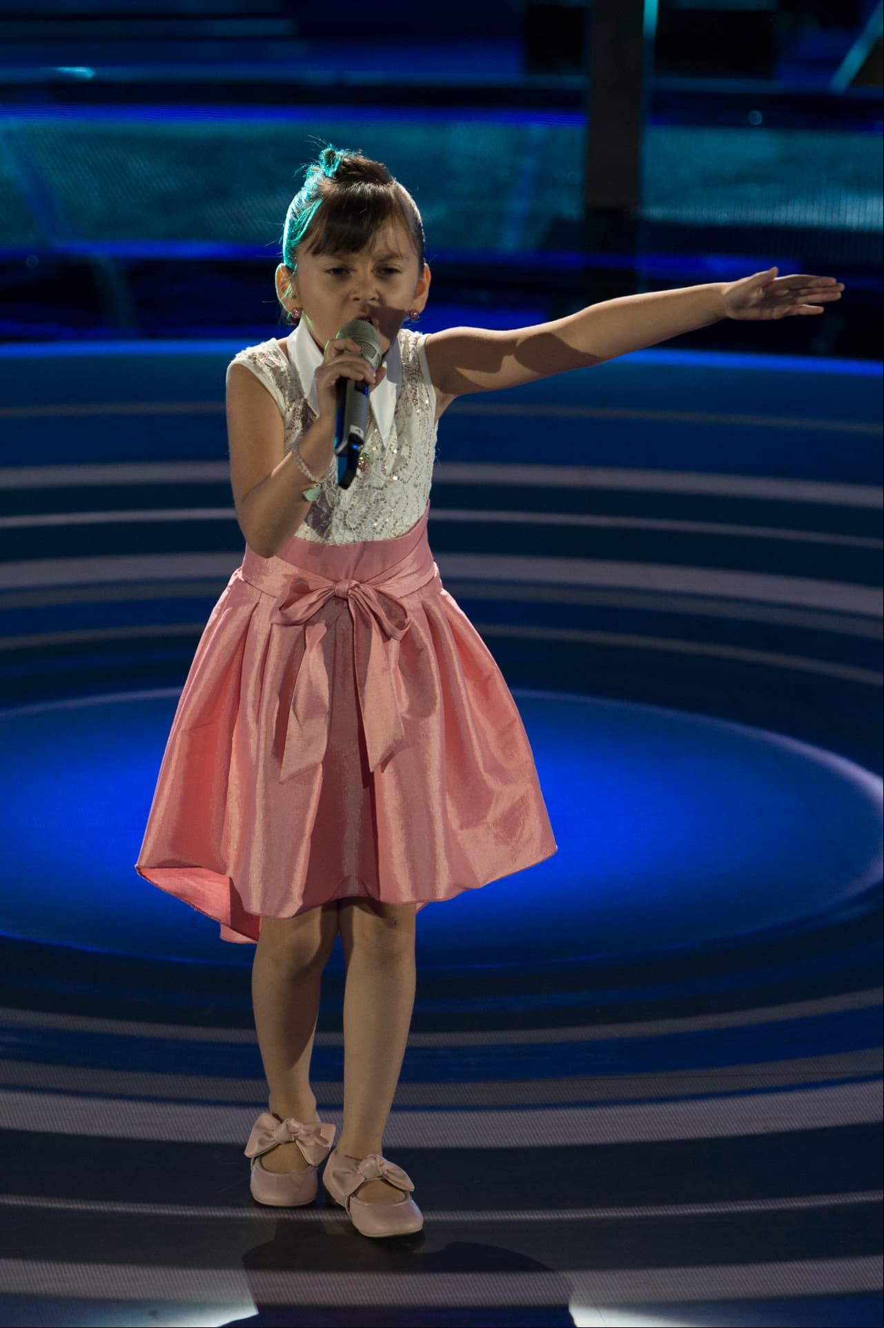 María José impresionó a Lucero con su poder de interpretación, ahora la más pequeña del Team Lucero ya se prepara para las semifinales.