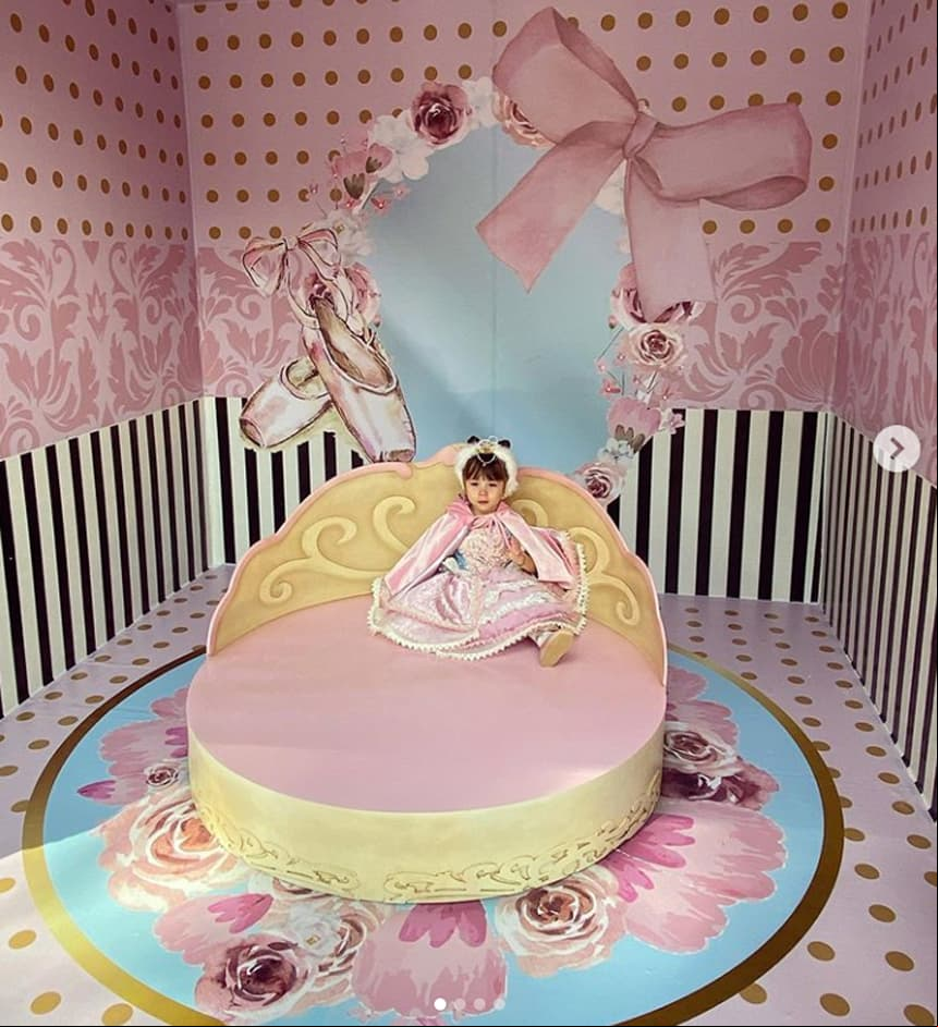 Tras realizar un viaje en Las Bahamas, Saúl ‘El Canelo’ Álvarez celebró el cumpleaños número 2 de la pequeña María Fernanda. El festejo fue inspirado en ‘El lago de los cisnes’ y su madre, la modelo Fernanda Gómez, dijo que el vestido de la niña fue hecho a la medida inspirado en el clásico del ballet, además de que el salón contó con una lujosa decoración.