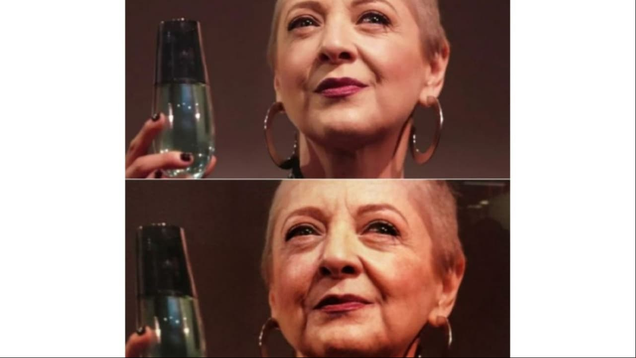 Foto de Edith González creada con Inteligencia Artificial.