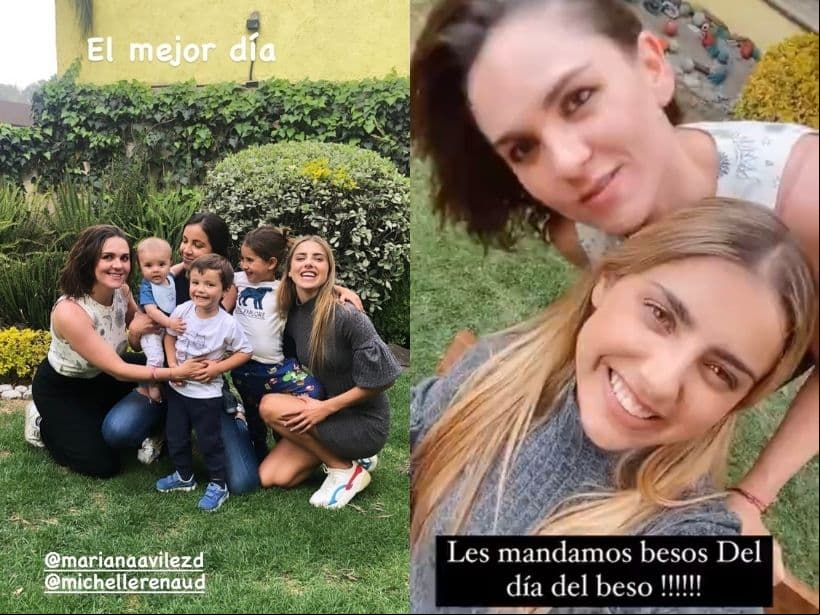 Zoraida Gómez y Michelle Renaud disfrutaron de una tarde entre amigas.