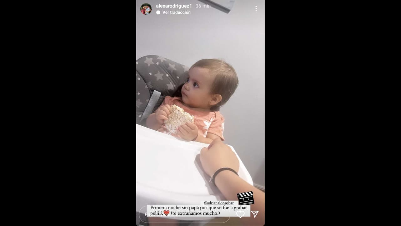 Así reaccionó Regina, hija de Adrián Alonso, ante la ausencia de su papá
