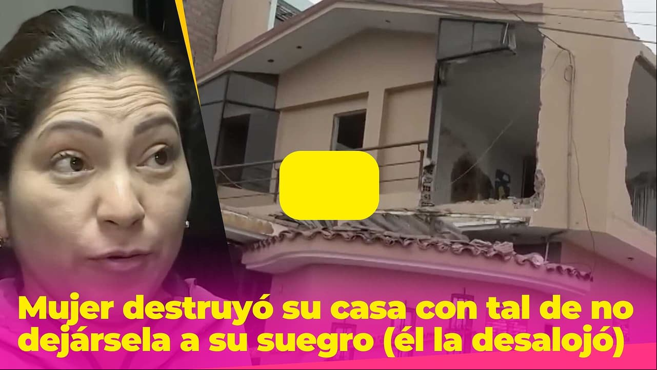 La mujer que destruyó su casa con tal de no dejársela a su suegro que la desalojó: "A mí me ha costado"