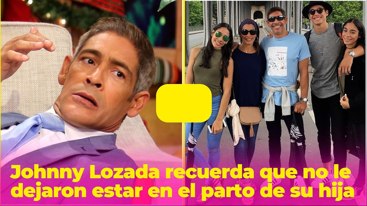 Johnny Lozada recuerda con dolor el día en que no le dejaron estar en el parto de su primera hija