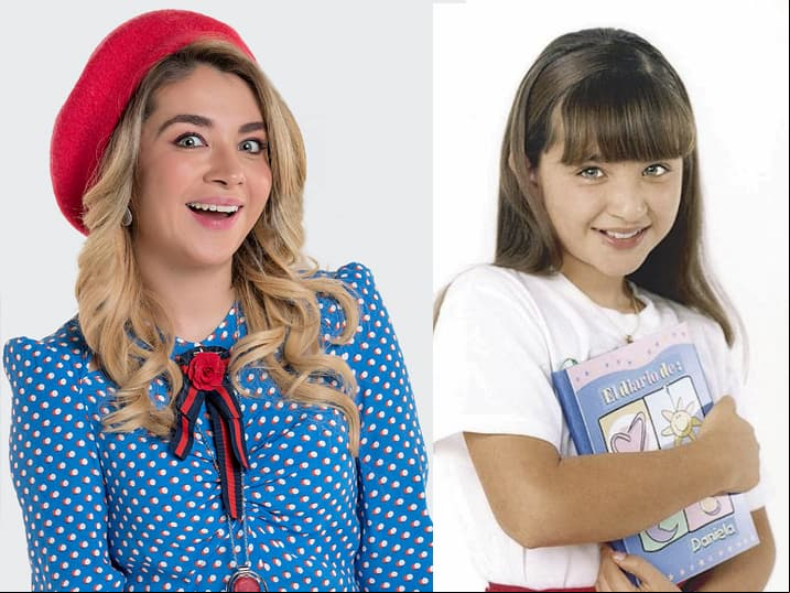 Daniela Luján fue protagonista infantil desde pequeña y era así como se veía a los 10 años de edad cuando realizó 'El diario de Daniela'.