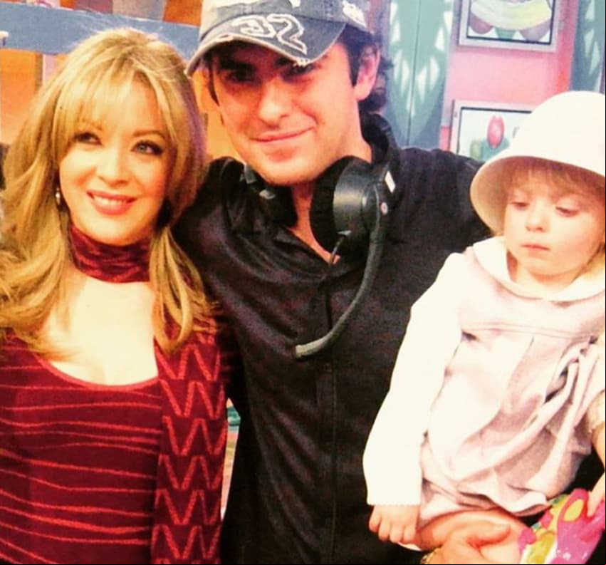 Edith González junto a su hija Constanza y Roberto Romagnoli