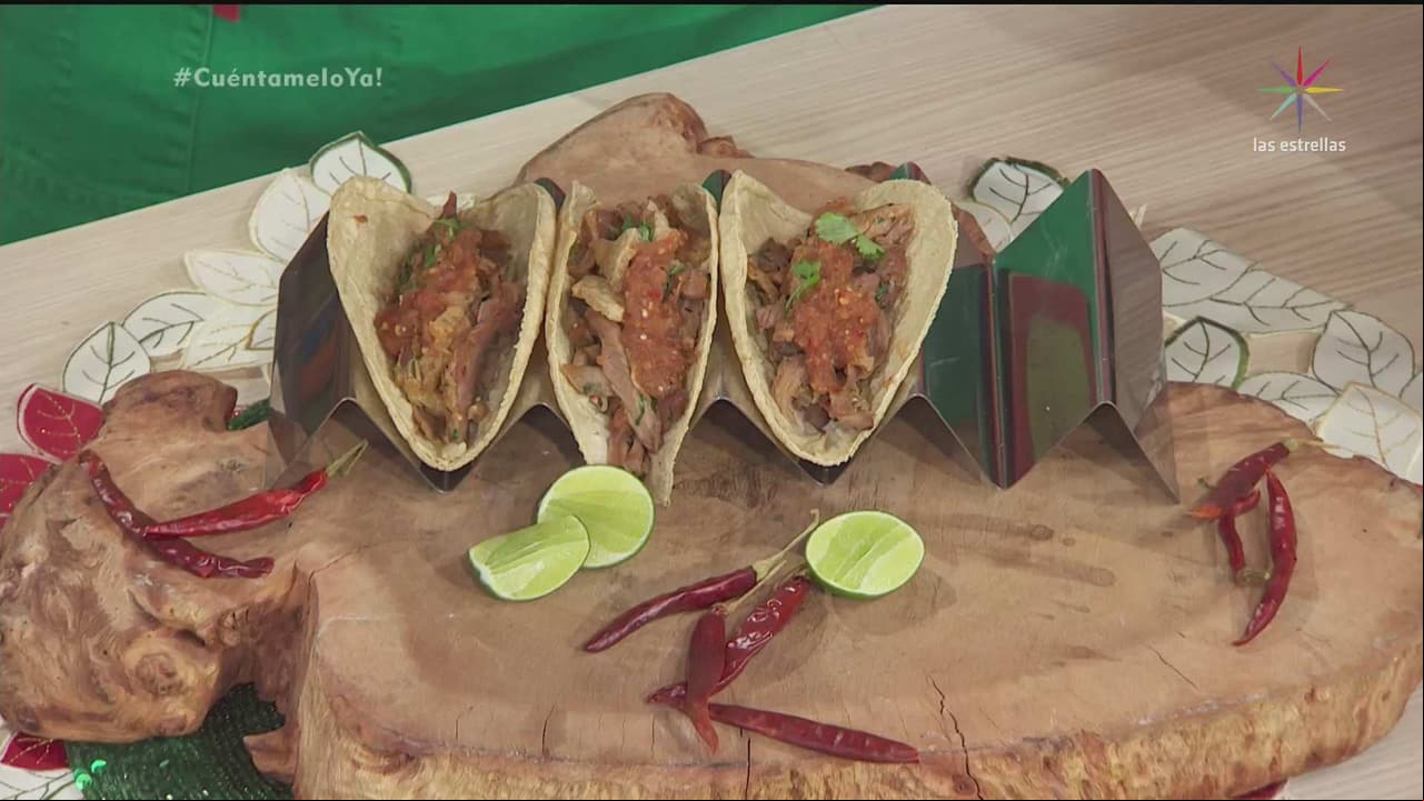 RECETA: Tacos de pavo con salsa campechana