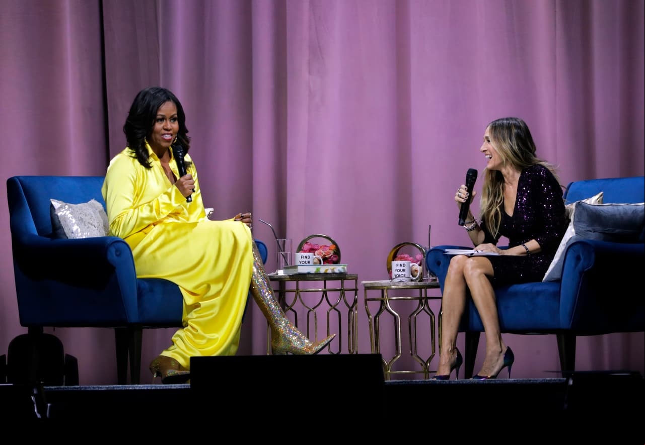 Michelle Obama y Sarah Jessica Parker