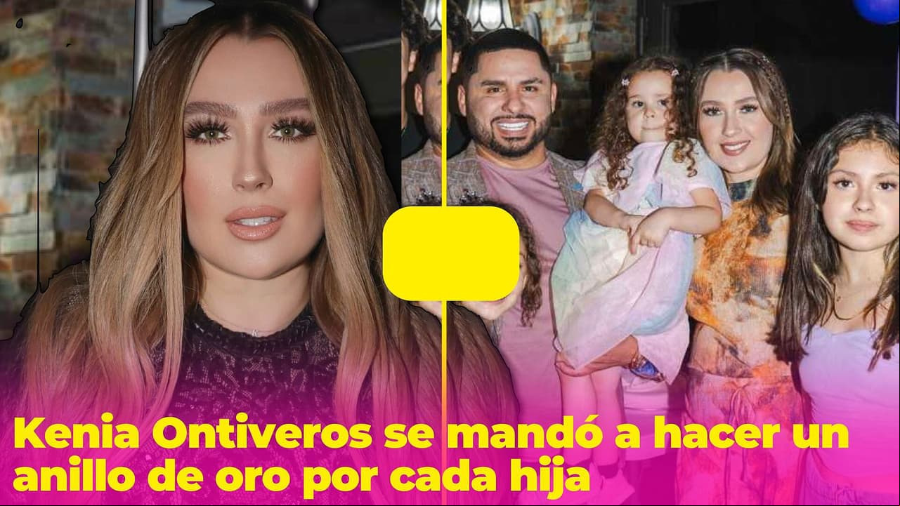 Kenia Ontiveros mandó a hacer cuatro lujosos anillos en honor a sus hijas: así las presumió